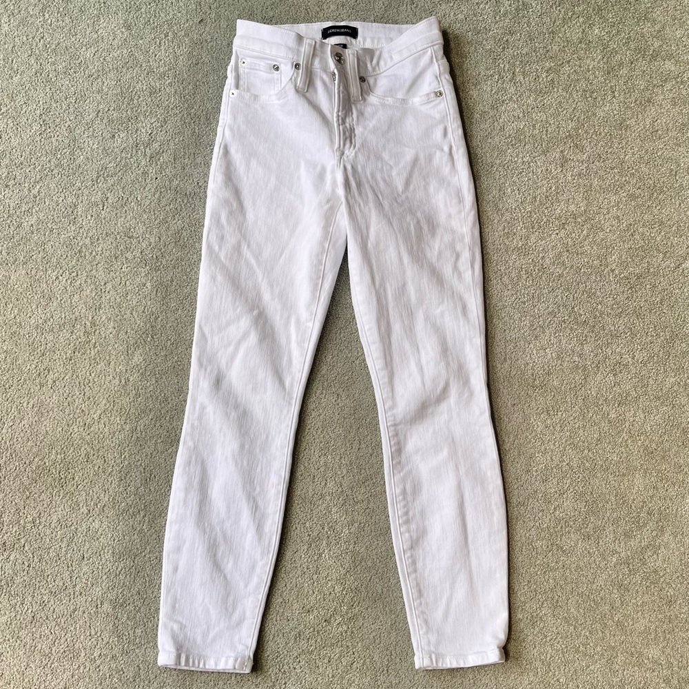 JCREW 23P White mom jeans